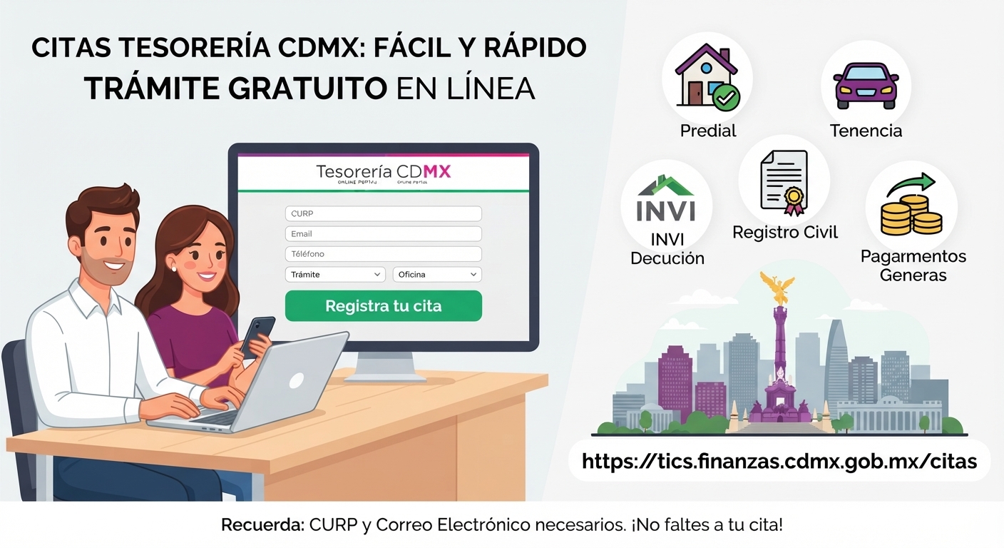 Citas en la Tesorería CDMX