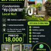 RENTO LOCAL EN CONDOMINIO YU COUTRY